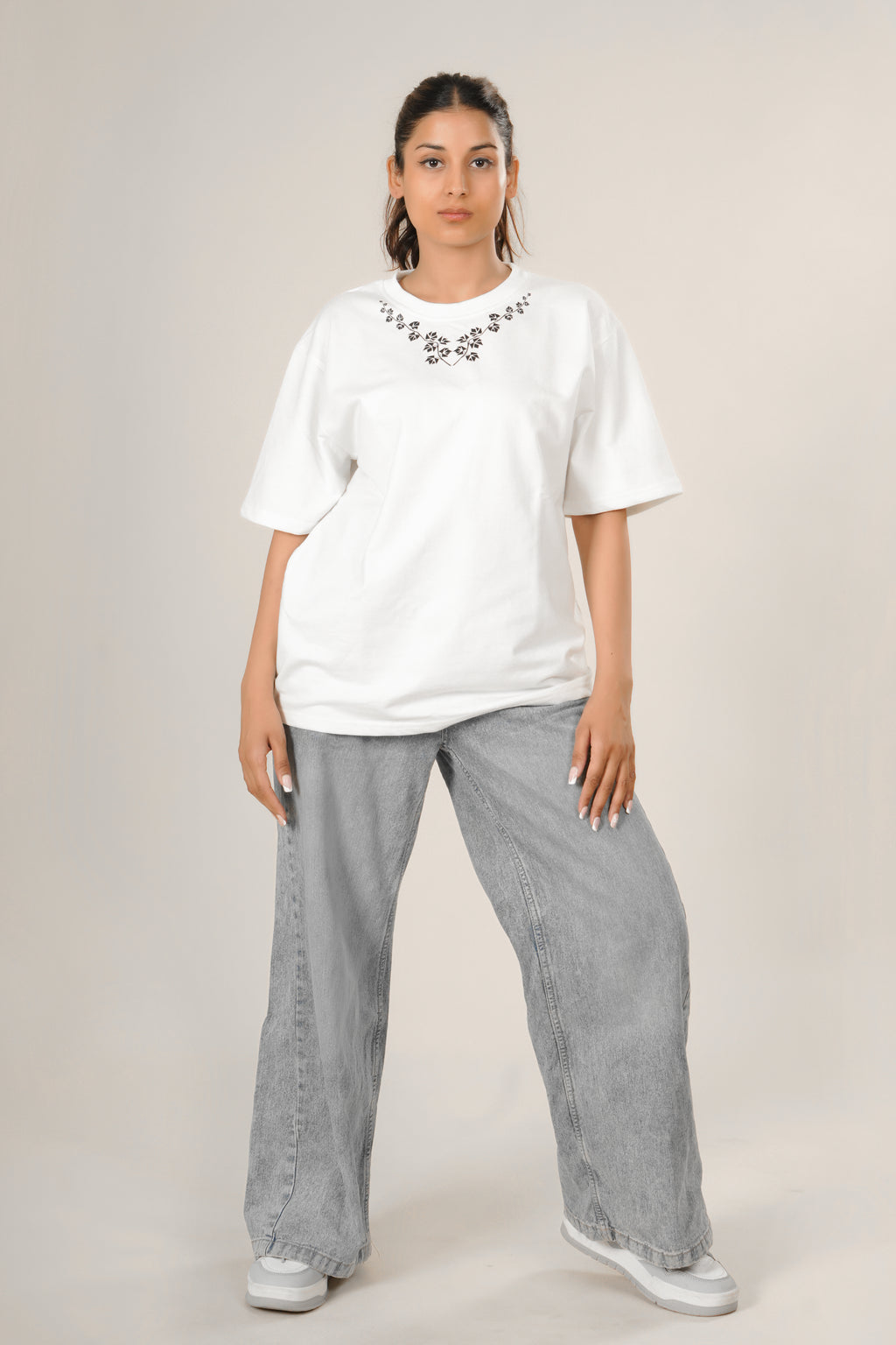 Boho Vine Unisex Oversized T-Shirt