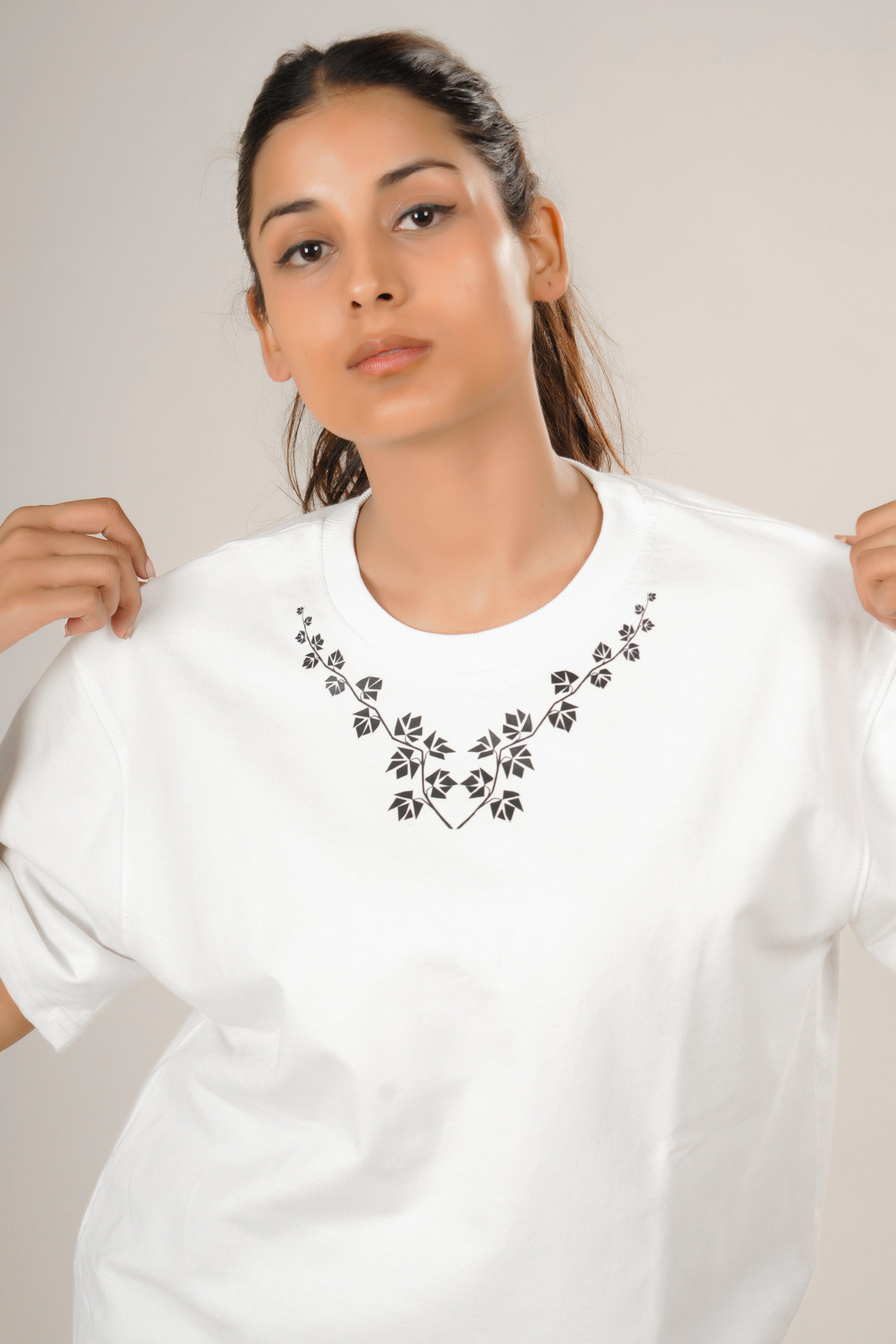 Boho Vine Unisex Oversized T-Shirt