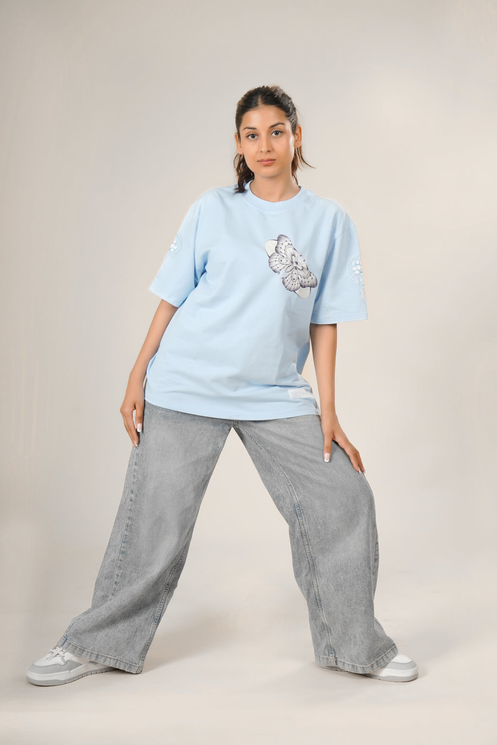 Soft Bloom Oversized Tee