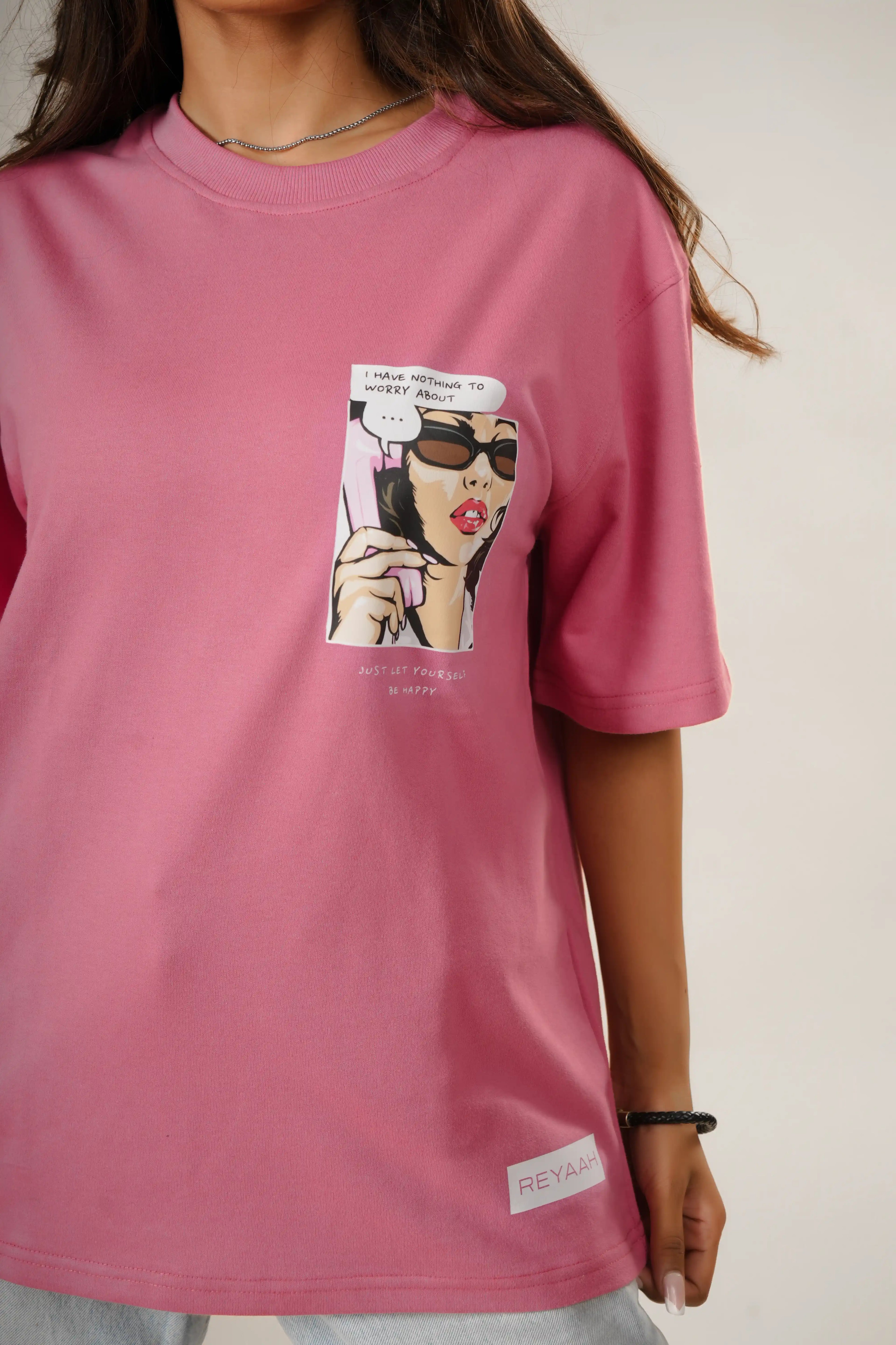 No Worries Oversized Tee